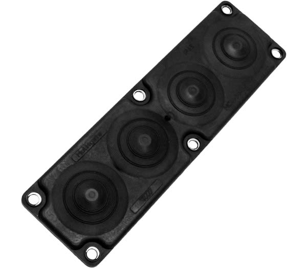 Morek - MC4 IP65 RAL 9005 plaque passe-câbles noir UL94V-0