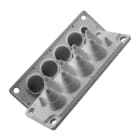 Morek - MC10 IP54 RAL 7035 plaque passe-câbles gris UL94V-0