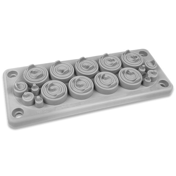 Morek - RMC17 IP65 RAL 7035 plaque passe-câbles gris V0