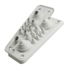Morek - MB5/11 IP67 RAL 7035 plaque passe-câbles gris (sans chevilles)