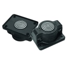 Morek - SCG1 IP55 RAL 9005 plaque passe-câbles ouvrable noir UL94V-0