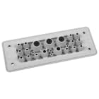 Morek - MH24 F23-1 IP66 RAL9005 plaque passe-câbles noir UL94 V-0