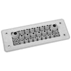 Morek - MH24 F30-2 IP66 RAL7035 plaque passe-câbles gris UL94 V-0