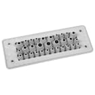 Morek - MH24 F31-1 IP66 RAL7035 plaque passe-câbles gris UL94 V-0