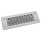 Morek - MH24 F30-3 IP66 RAL7035 plaque passe-câbles gris UL94 V-0
