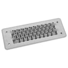 Morek - MH24 F42-1 IP66 RAL7035 plaque passe-câbles gris UL94 V-0