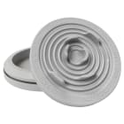 Morek - T-RGDM40 RAL 7035 gris passe-fil UL94V-0