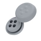 Morek - MGD 20-4 gris clair UL94 V-0, Passe-fil