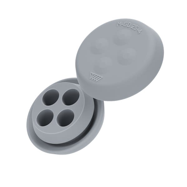 Morek - MGD 25-4 gris clair UL94 V-0, Passe-fil