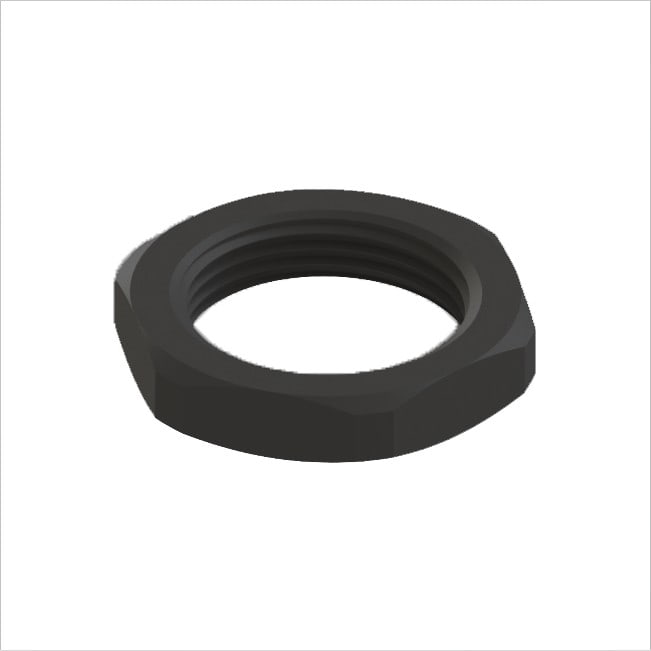 Morek - Contre-écrou, PG21, PA6, noir RAL9005