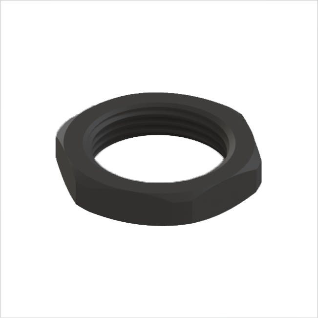 Morek - Contre-écrou, PG36, PA6, noir RAL9005
