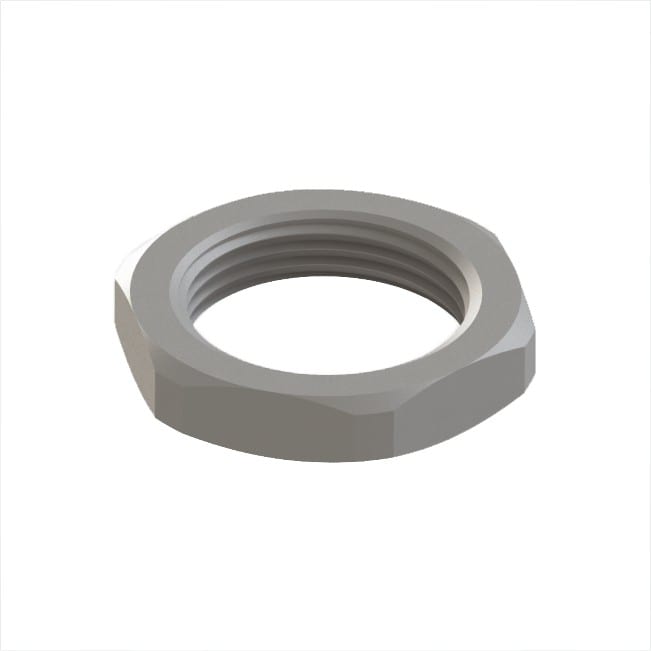 Morek - Contre-écrou, M50, PA6, gris clair RAL7035