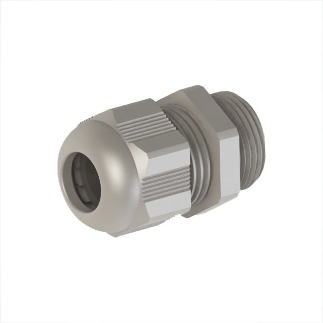 Morek - Presse-étoupe, PG16, 10-14mm, PA6, gris clair RAL7035, IP68