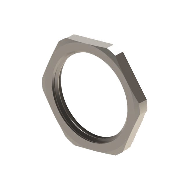 Morek - Contre-écrou, PG29, acier inoxydable