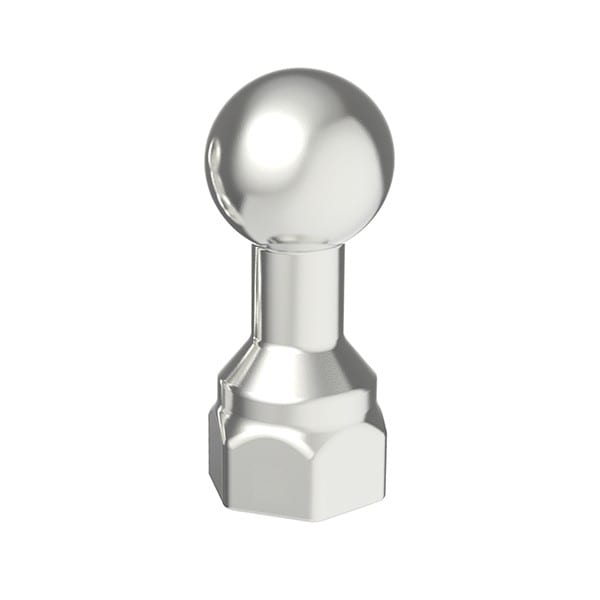 Morek - MGA30 30mm/M12, 29,6 kA/1s Goujon sphérique de mise à la terre