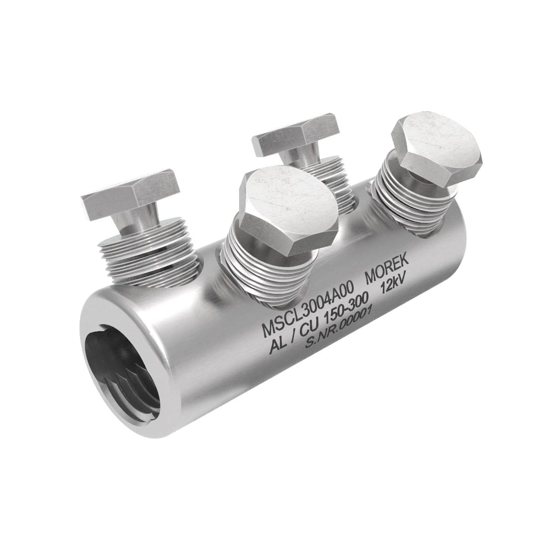 Morek - MSCL300 Al/Cu 150-300mm² 12kV manchon SB avec 4 vis alu
