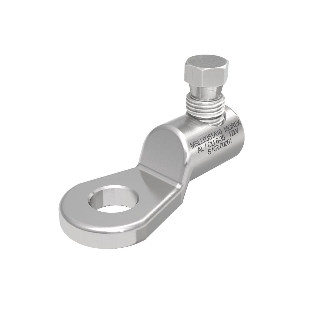 Morek - MSLL35 Al/Cu 6-35mm² 12kVcosse  M10 avec 1 vis alu