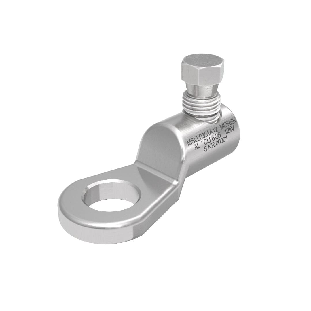 Morek - MSLL35 Al/Cu 6-35mm² 12kVcosse M12 avec 1 vis alu