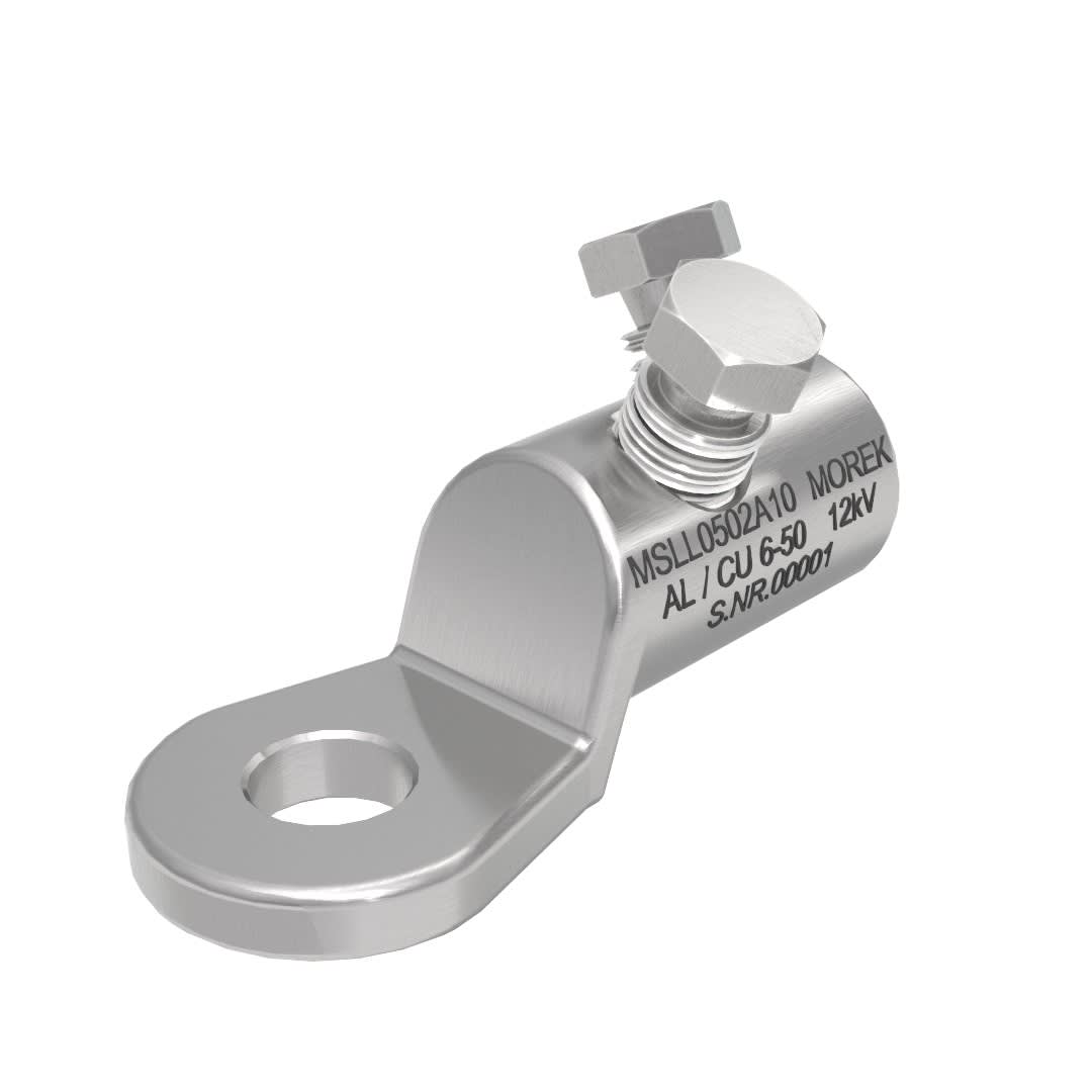 Morek - MSLL51 Al/Cu 6-50mm² 12kVcosse M12 avec 2 vis alu