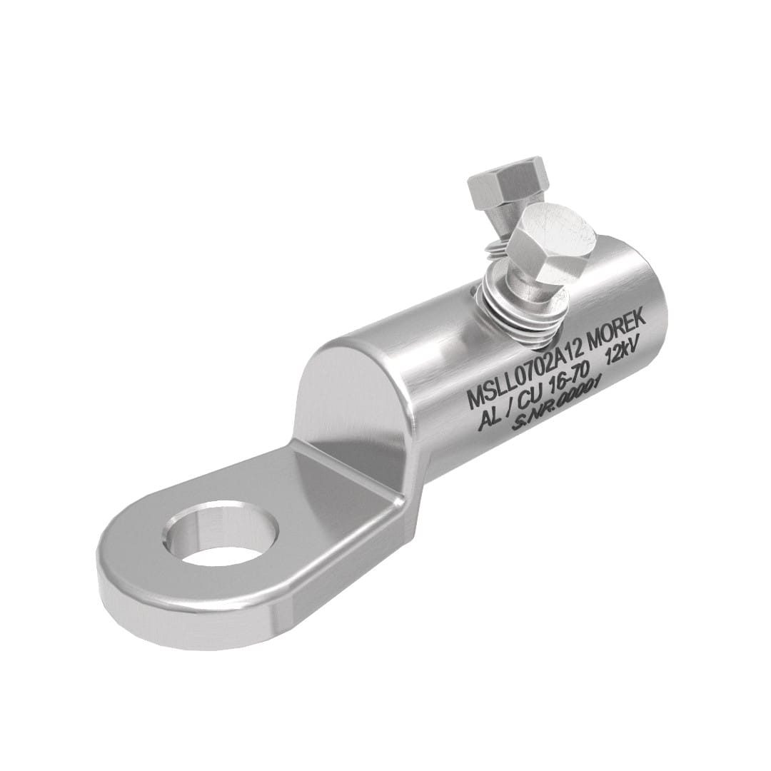 Morek - MSLL70 Al/Cu 16-70mm² 12kVcosse M12 avec 2 vis alu
