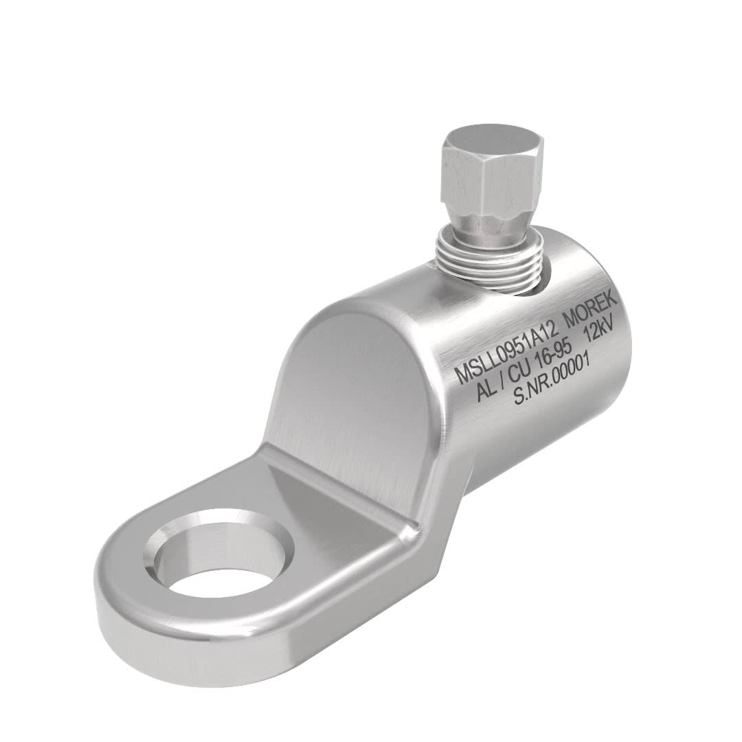 Morek - MSLL95 Al/Cu 16-95mm² 12kVcosse  M12 avec 1 vis alu