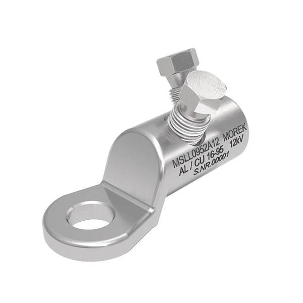 Morek - MSLL96 Al/Cu 16-95mm² 12kVcosse M12 avec 2 vis alu