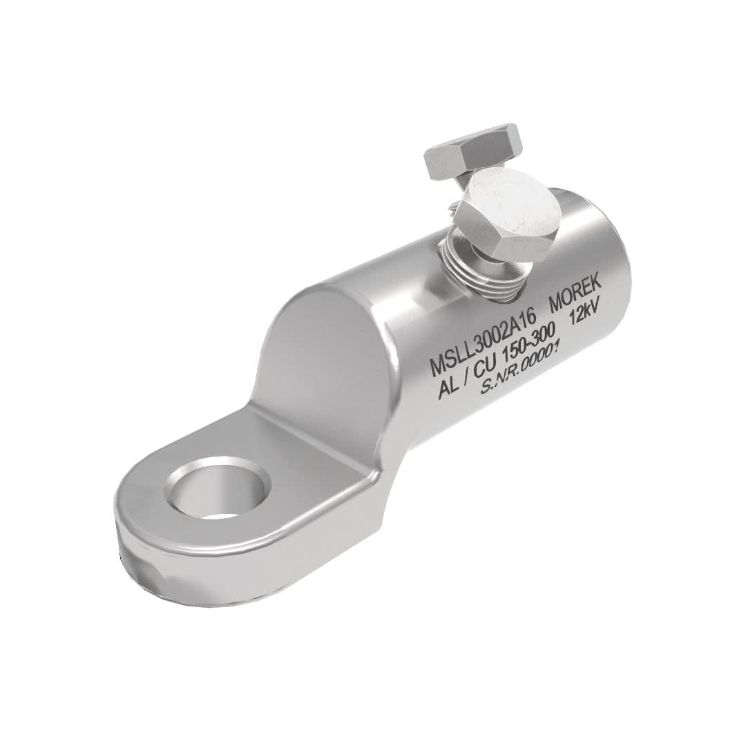 Morek - MSLL300 Al/Cu 150-300mm² 12kVcosse  M16 avec 2 vis alu