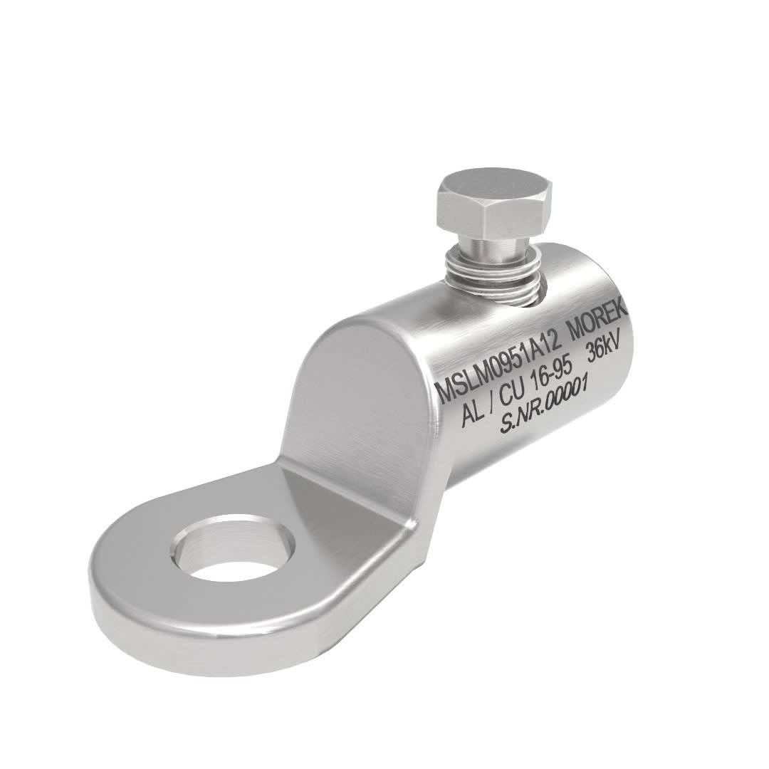 Morek - MSLM95 Al/Cu 16-95mm² 36kVcosse  M12 avec 1 vis alu