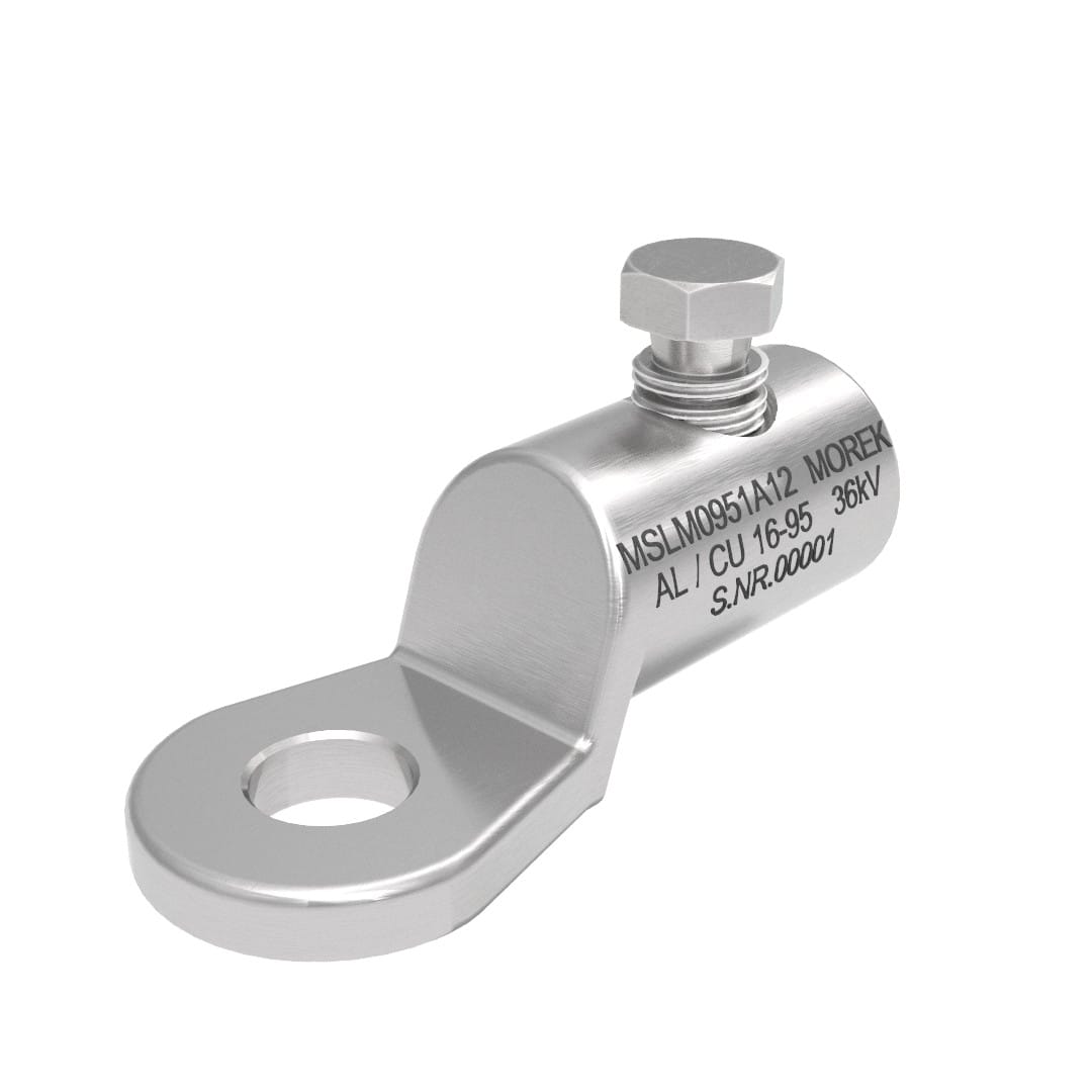 Morek - MSLM95 Al/Cu 16-95mm² 36kVcosse M12 avec 1 vis alu