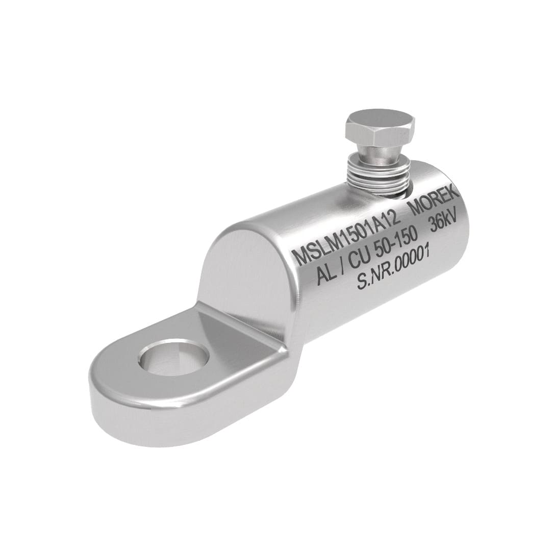 Morek - MSLM150 Al/Cu 50-150mm² 36kVcosse M12 avec 1 vis alu