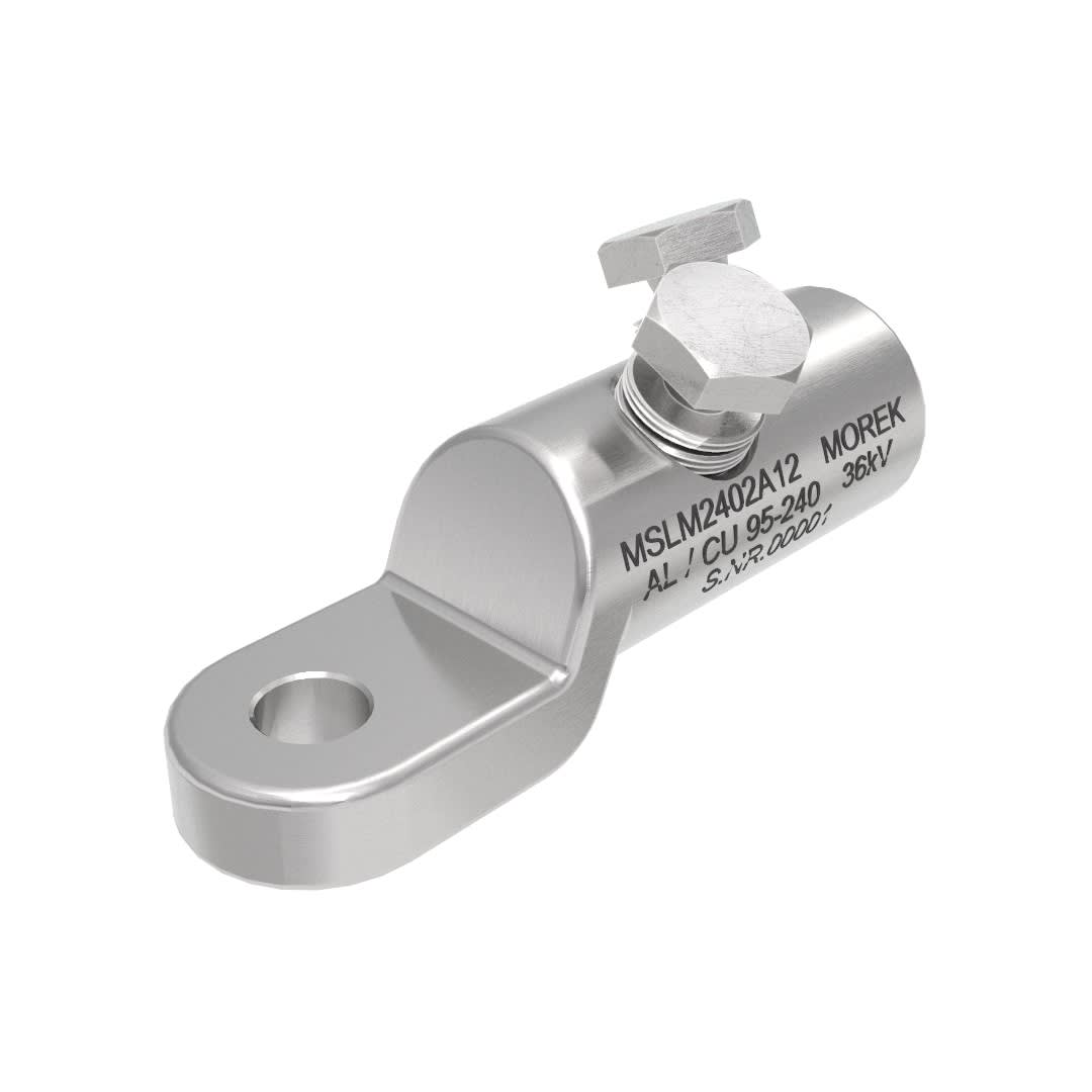 Morek - MSLM240 Al/Cu 95-240mm² 36kVcosse M12 avec 2 vis alu
