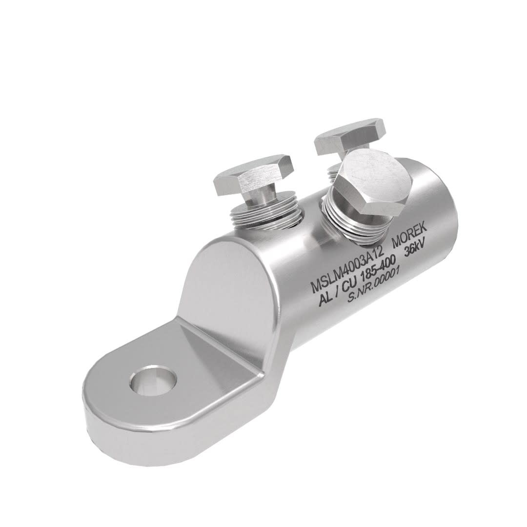 Morek - MSLM400 Al/Cu 185-400mm² 36kVcosse  M12 avec 3 vis alu