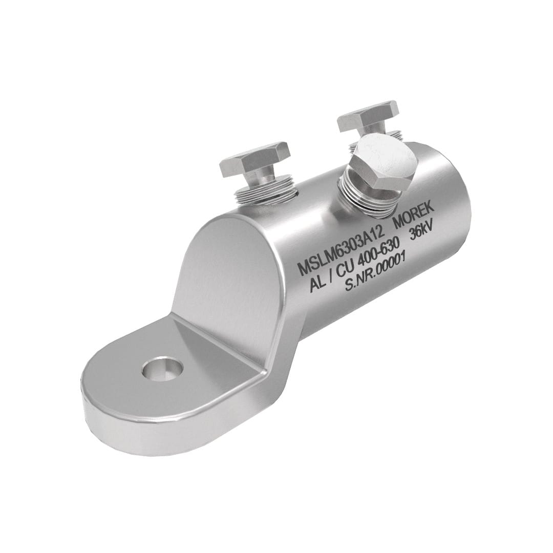 Morek - MSLM630 Al/Cu 400-630mm² 36kVcosse M12 avec 3 vis alu