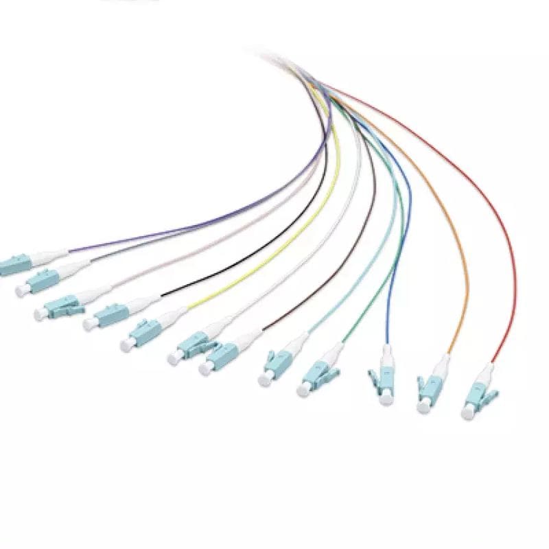 Aginode belgium - LANmark-OF Pigtail LC OM4 Tight Buffer LSZH 50/125 1m 12 Colours