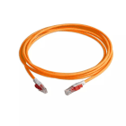 Aginode belgium - LANmark-6A Secure Lock Patch Cord Category 6A S/FTP LSZH Secure Boots  3m Orange