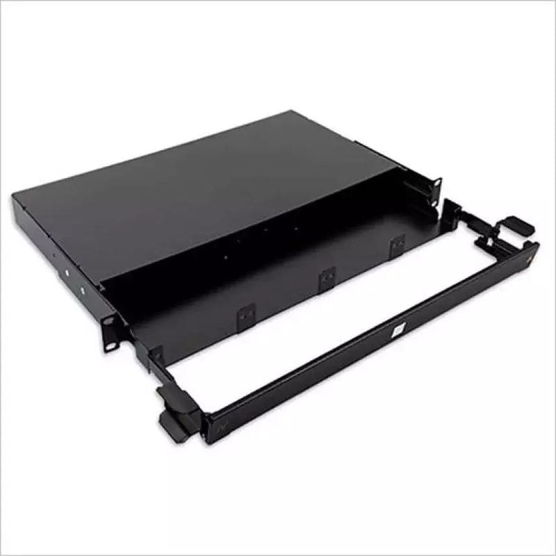 Aginode belgium - LANmark-OF Plug&Play Patch Panel Integrated Cord Guide Sliding Black