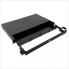 Aginode belgium - LANmark-OF Plug&Play Patch Panel Integrated Cord Guide Sliding Black