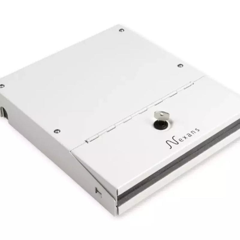 Aginode belgium - LANmark Ruggedised Lockable ZD Box 12 Snap-In White