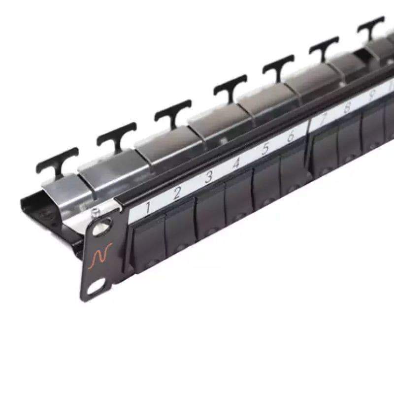 Aginode belgium - LANmark Patch Panel 24 Snap-In Black