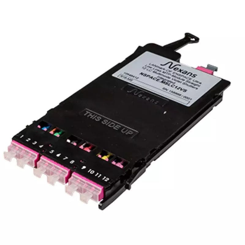 Aginode belgium - LANmark-OF ENSPACE Ultra Low Loss MTP-Module Straight 12 LC Multimode Violet Shu