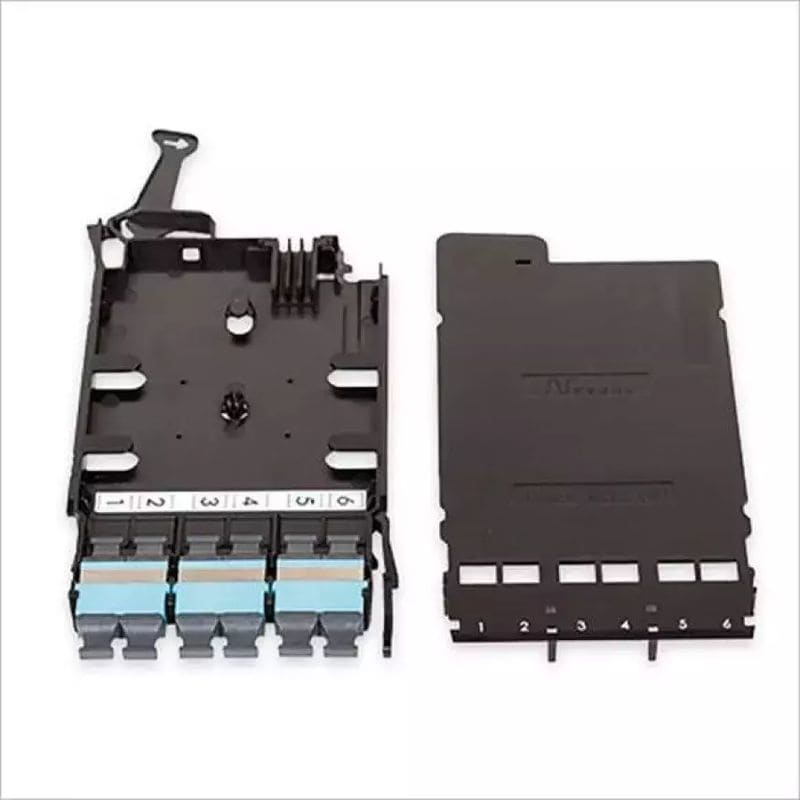 Aginode belgium - LANmark-OF ENSPACE Adaptor Module 4x MTP Multimode Key Up Key Up Grey