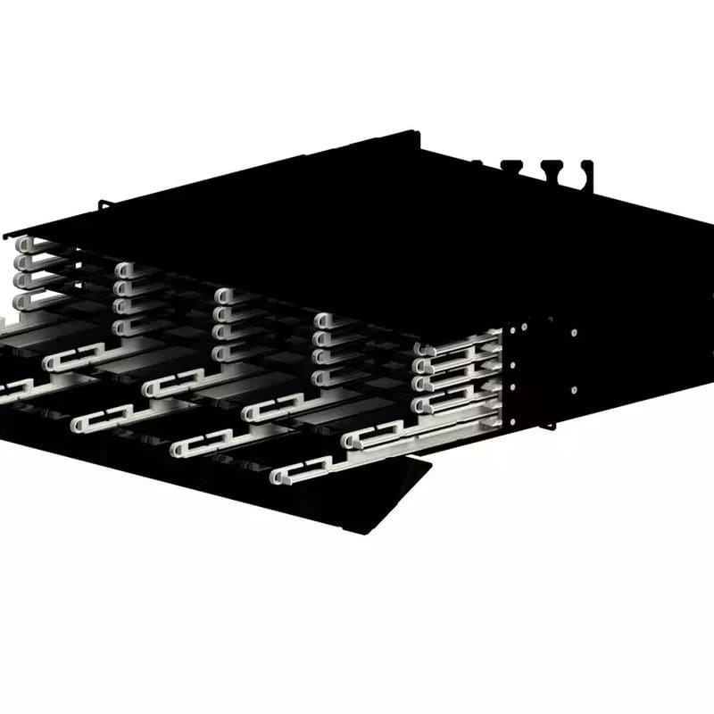 Aginode belgium - LANmark-OF ENSPACE UHD Patch Panel 2U 24x Modules Grey