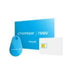 Reev - Kit d'installation de borne comprenant Carte SIM et badge RFID