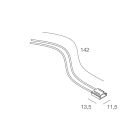 Novalux - STRIP LED: 1CONNET.+CABLE 238/240LED 10PC