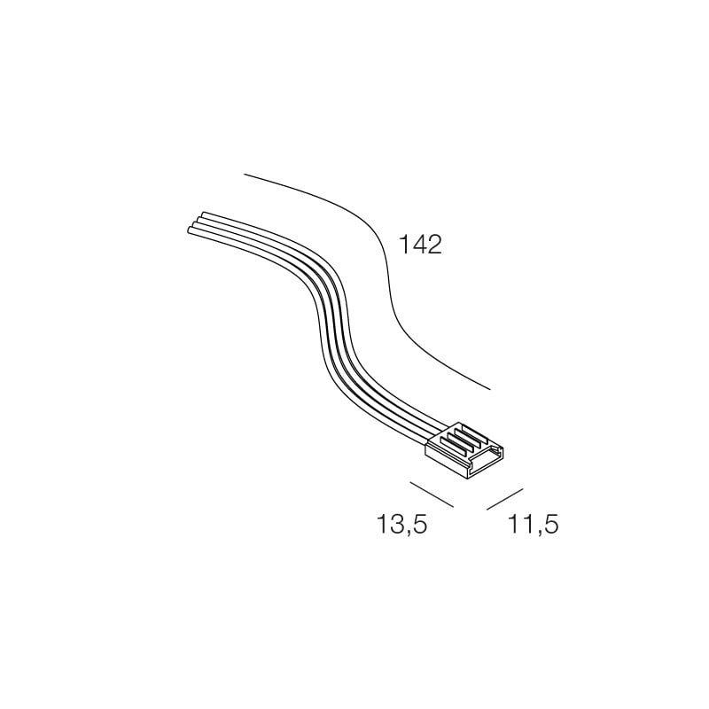 Novalux - STRIP LED: 1 CONNET. +CABLE RGB 10PC