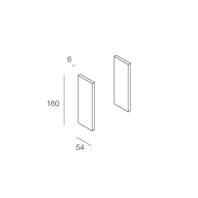 Novalux - V-180: PAIR OF PLASTERBOARD EMBOUT