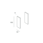 Novalux - V-180: PAIR OF PLASTERBOARD EMBOUT
