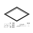 Novalux - THE PANEL 2 : KIT POUR INSTALLATION À NIVEAU ENCASTRÉS DANS PLACO 600 cm