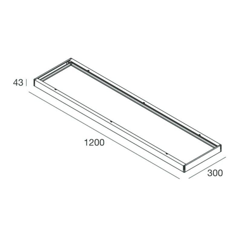 Novalux - BOÎTE D'INSTALLATION PANEL 1200X300