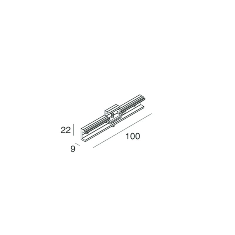Novalux - P-30 : FIXATION MURALE BLANC